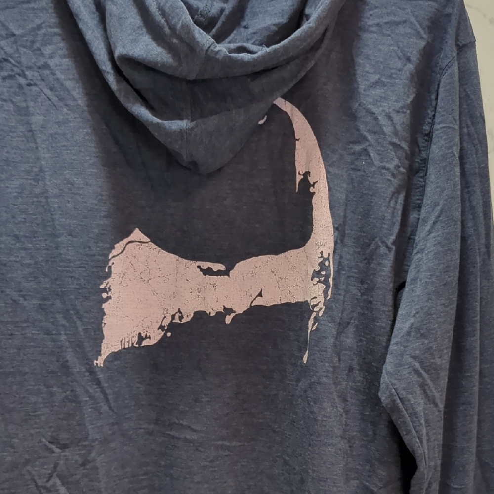 Cape Cod Navy Long Sleeve Women's Top - Picture 6 of 12